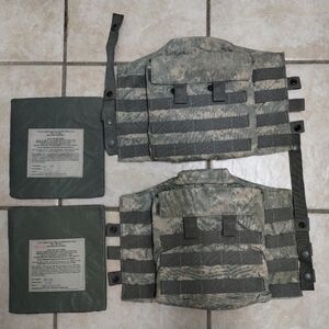 USGI ESBI Side Plate Pouches Retro Fit Kit For OTV IBA UCP Camo Point Blank